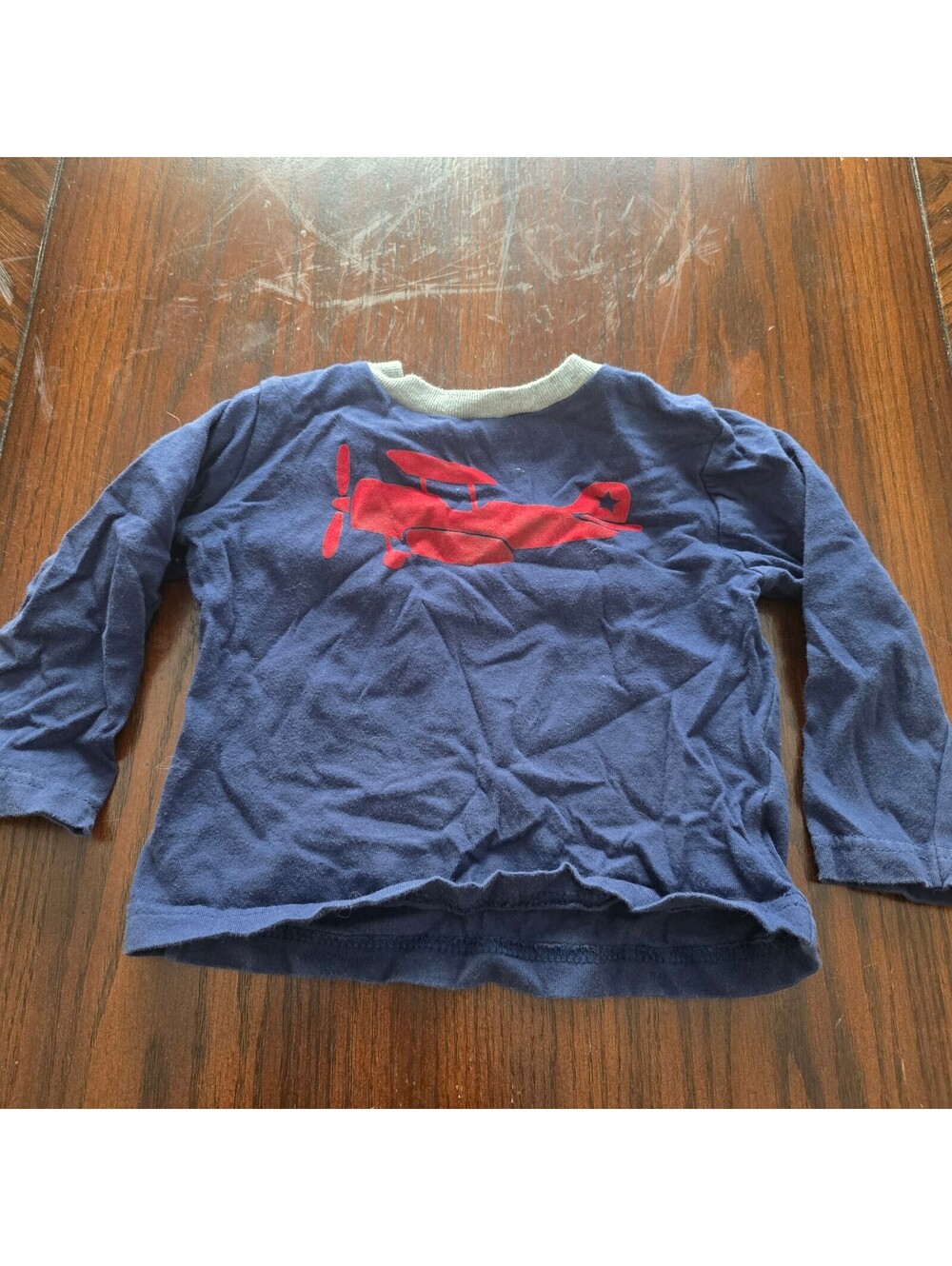 Little Me Boys Navy Long Sleeve Shirt 18M